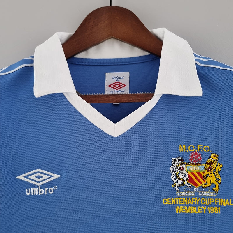 Manchester City Retro Home Jersey 81/82 - Mens