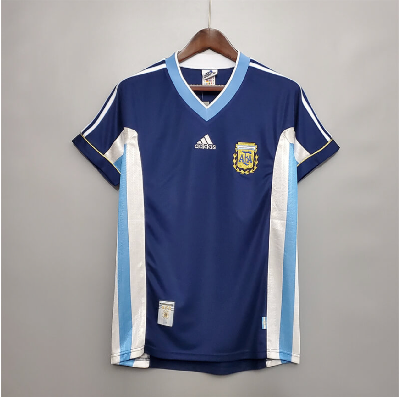 Argentina National Team Away Retro Jersey 1998 - Mens
