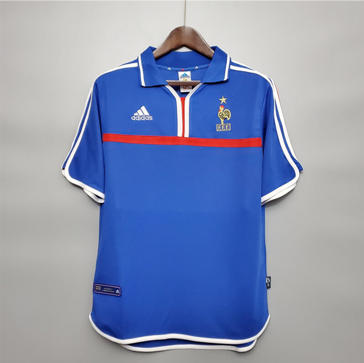 France National Team Retro Home Jersey 2000 - Mens