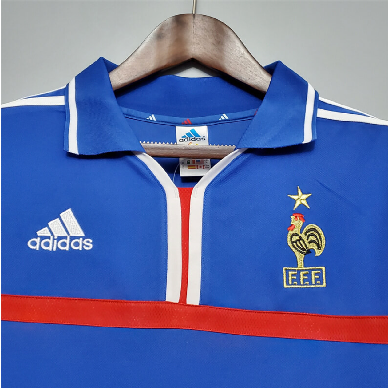 France National Team Retro Home Jersey 2000 - Mens