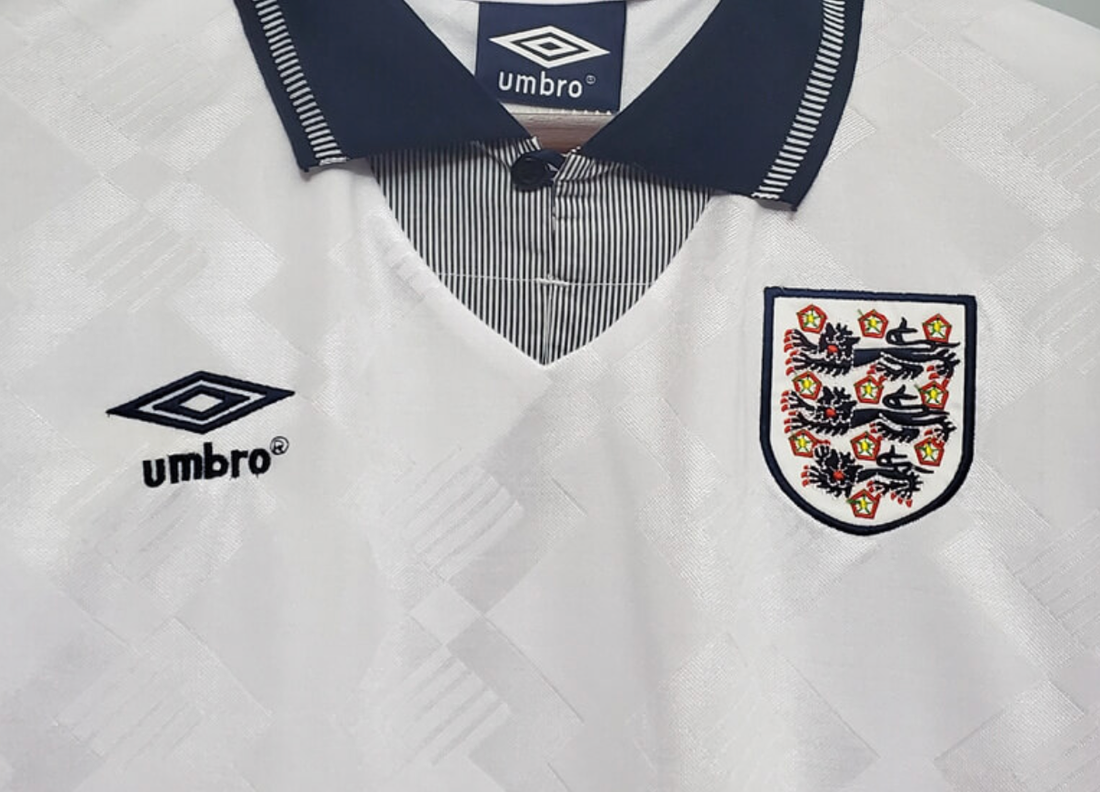 England National Team Retro Away Jersey 1990/92 - Mens