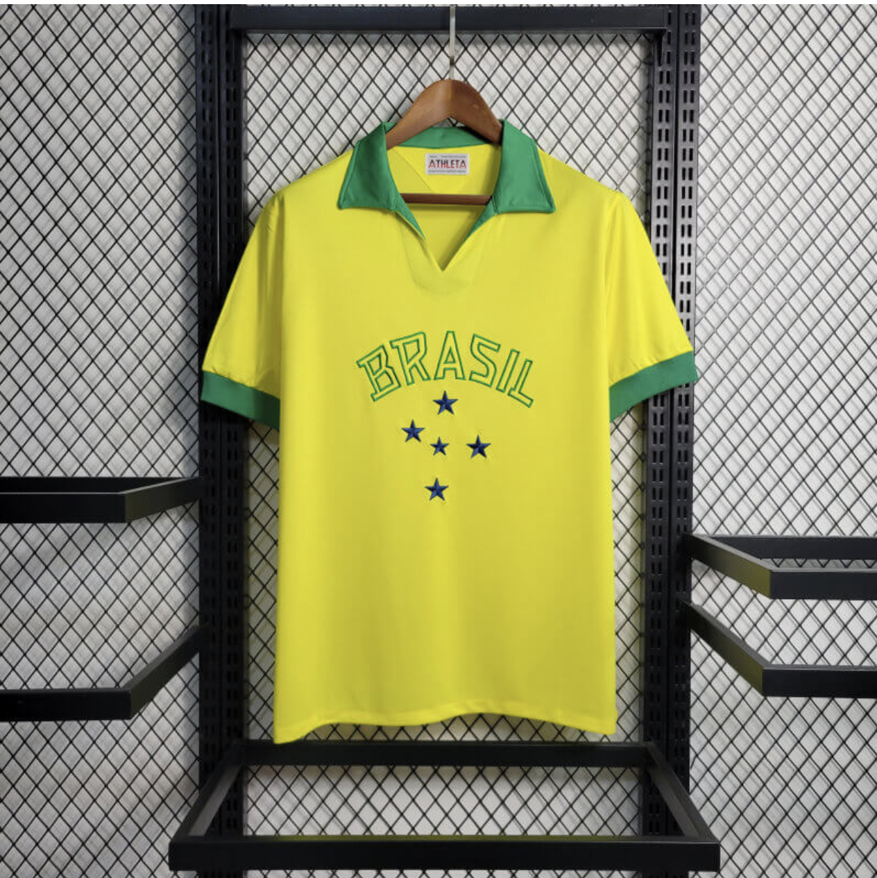 Brazil National Team Retro Home Jersey 1958 - Mens