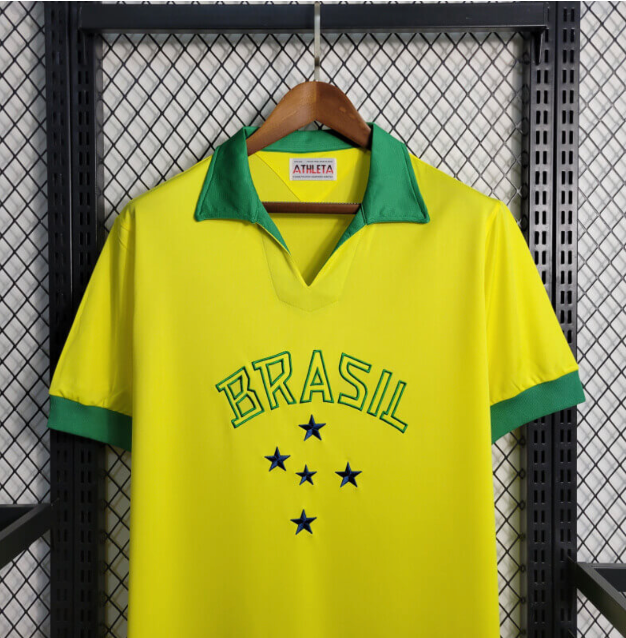 Brazil National Team Retro Home Jersey 1958 - Mens