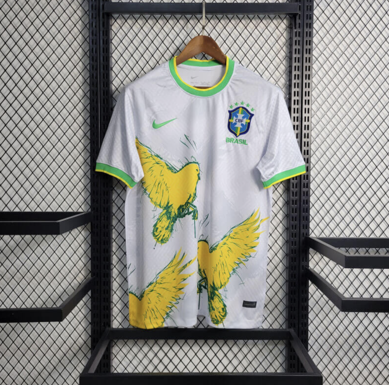 Brazil National Team Canary White Special Edition Jersey - Mens
