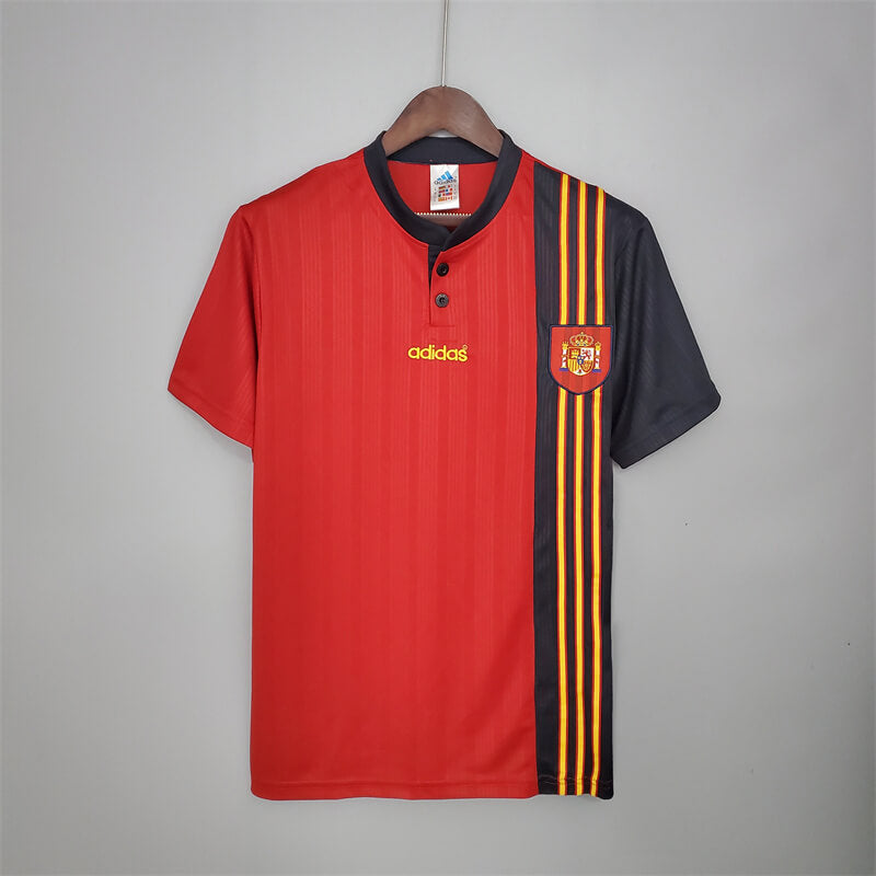 Spain National Team Retro Home Jersey 1996 - Mens