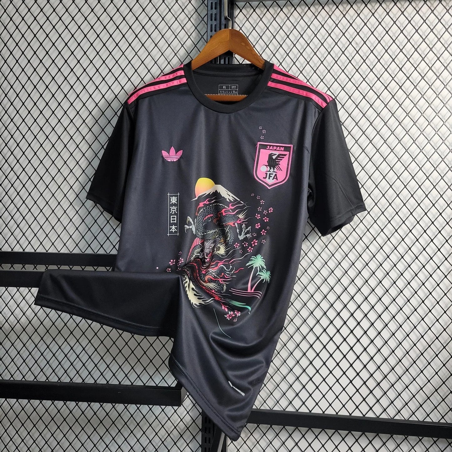 Japan Black and Pink Dragon Special Edition Jersey 2023 - Mens