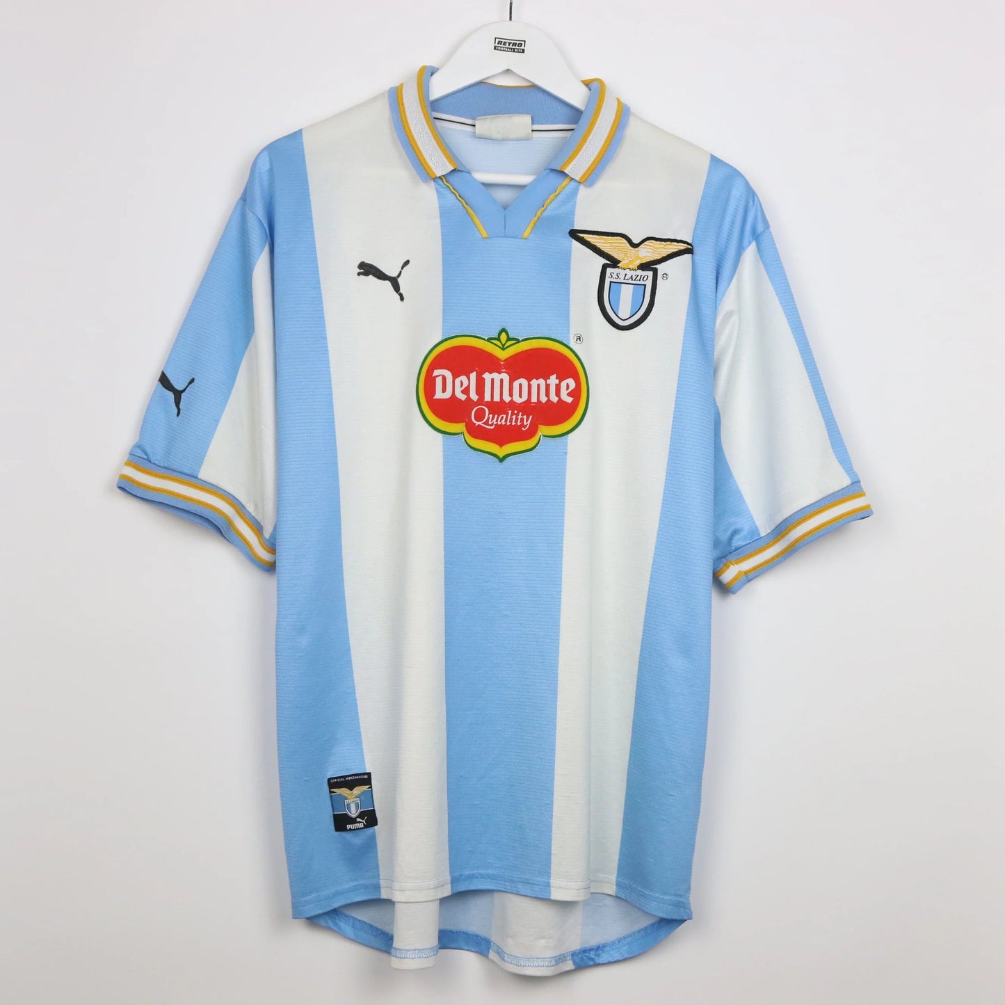 Lazio Retro Home Jersey 99/00 - Mens