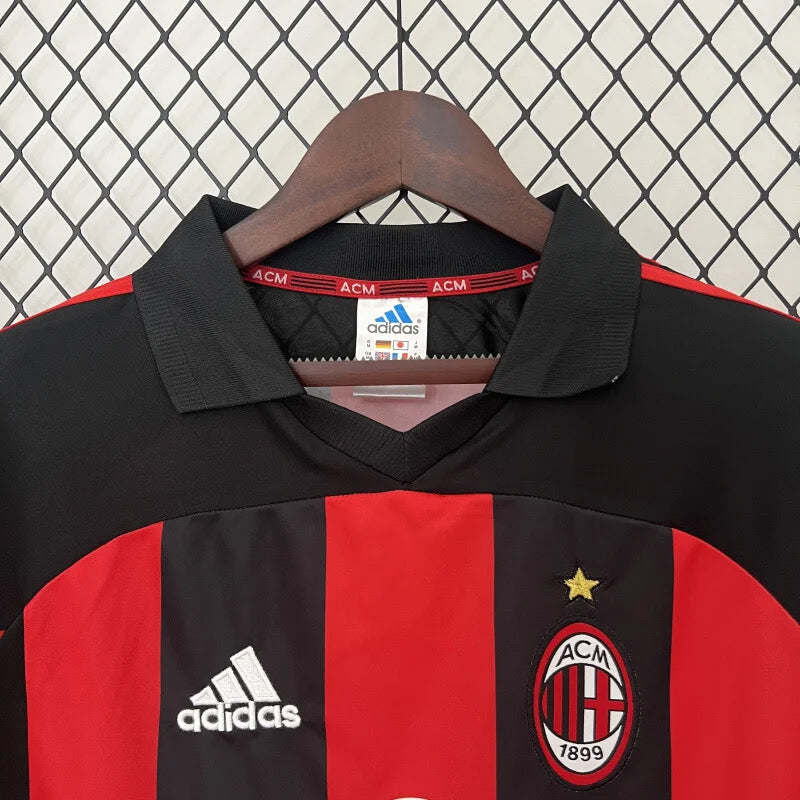 AC Milan 2001/02 Home Retro Jersey - Men's