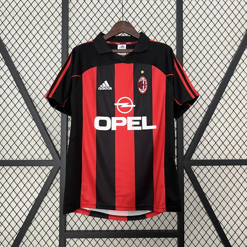 AC Milan 2001/02 Home Retro Jersey - Men's