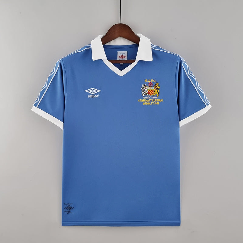 Manchester City Retro Home Jersey 81/82 - Mens
