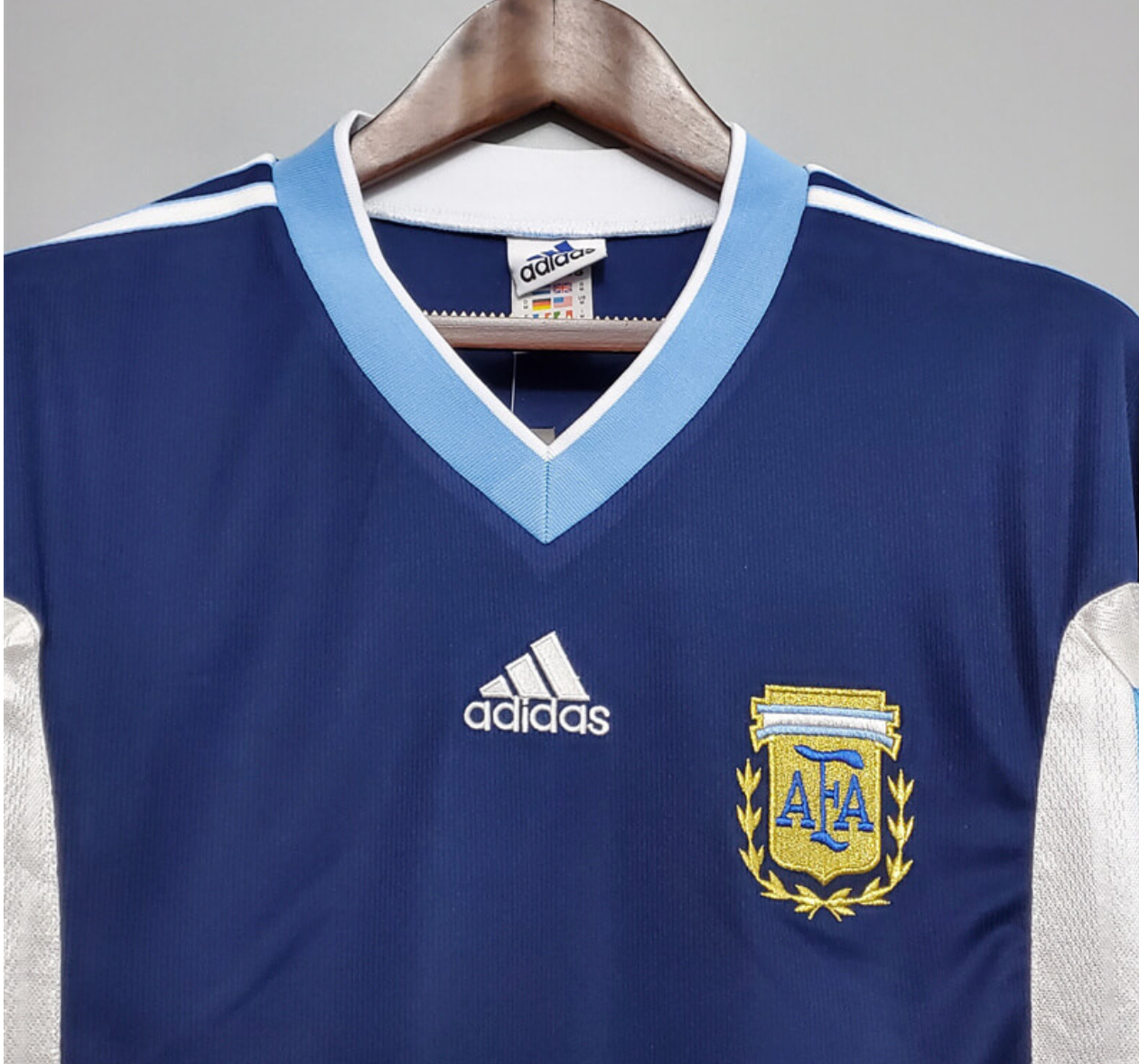 Argentina National Team Away Retro Jersey 1998  - Mens