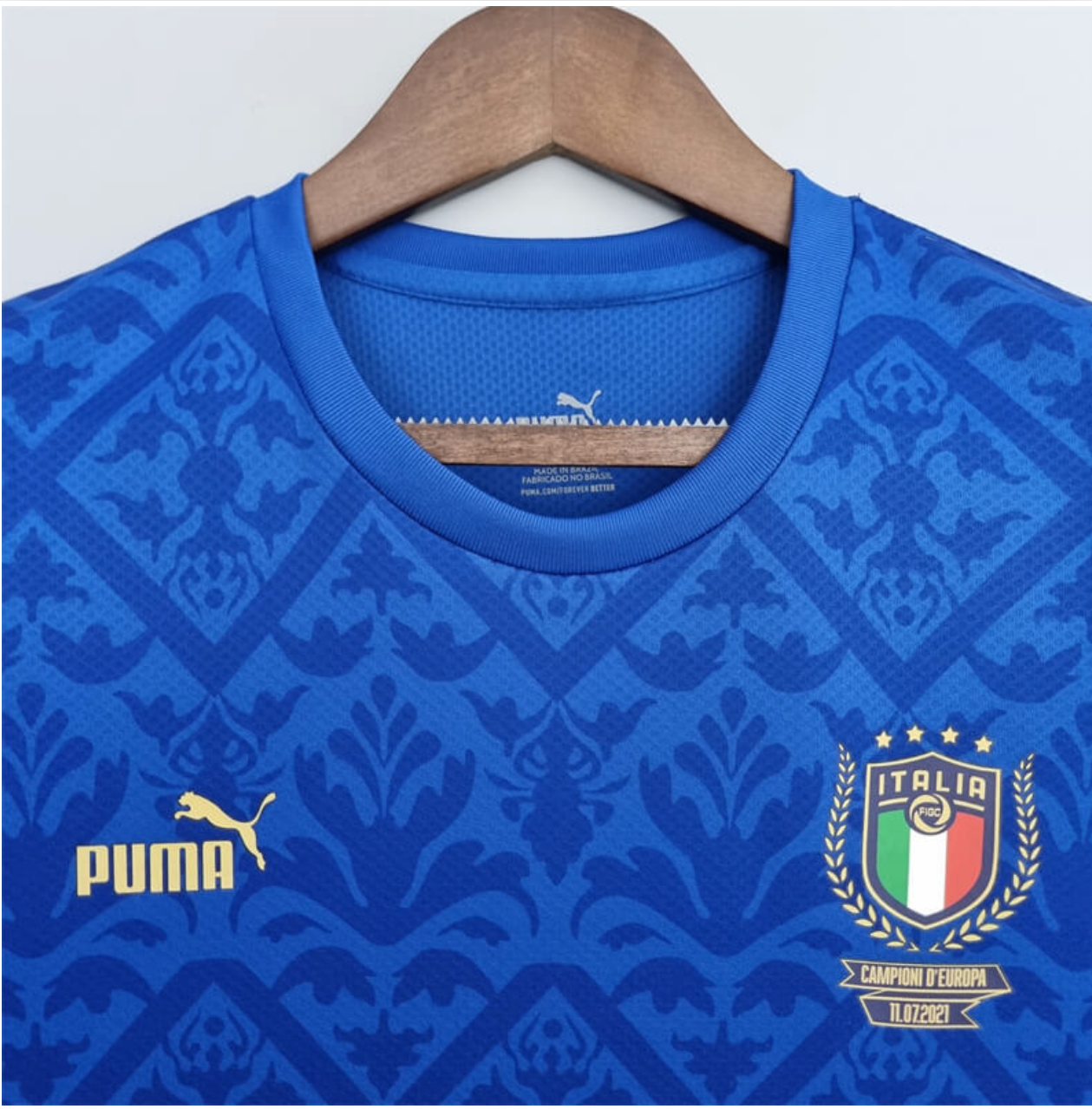 Italy National Team Special Edition Jersey Euro Championship X Blue - Mens