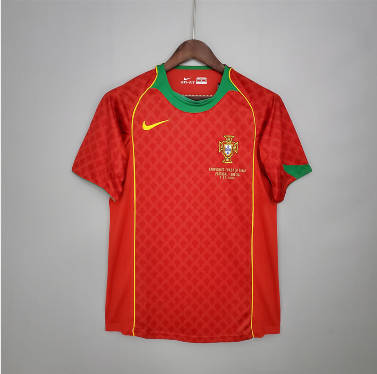 Portugal National Team Retro Home Jersey 2004 - Mens