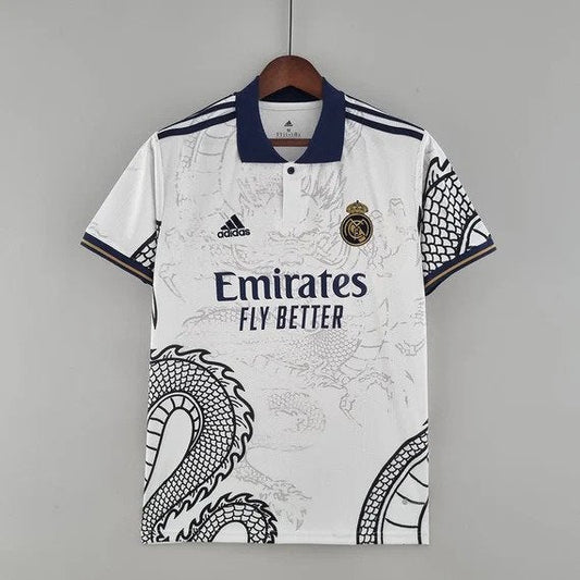 Real Madrid White Dragon Special Edition Jersey - Mens